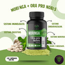 Kit Moringa + Ashwagandha Natural - 240 Cápsulas 500mg - Suplemento Natural