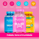 Kit 3 Gummy Original: Night + Hair One + Vitamina D - Suplementos para Sono, Cabelo e Imunidade