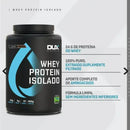 Whey Protein Isolado Sabor Cookies 900g DUX - Suplemento Dietético