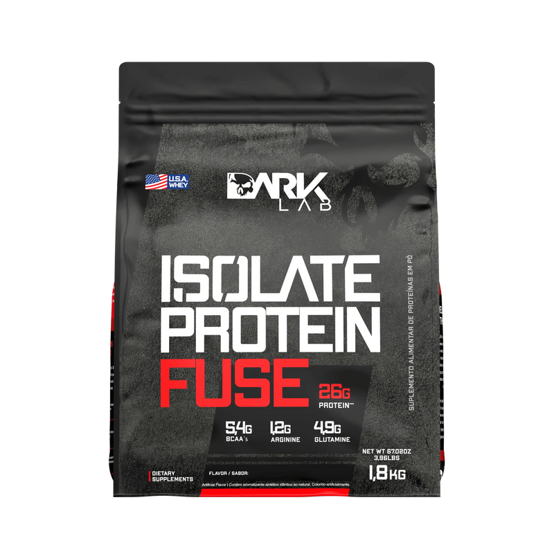 Dark Lab Isolate Protein Fuse 1,8kg - Suplemento Proteico com 5 Fontes de Proteína
