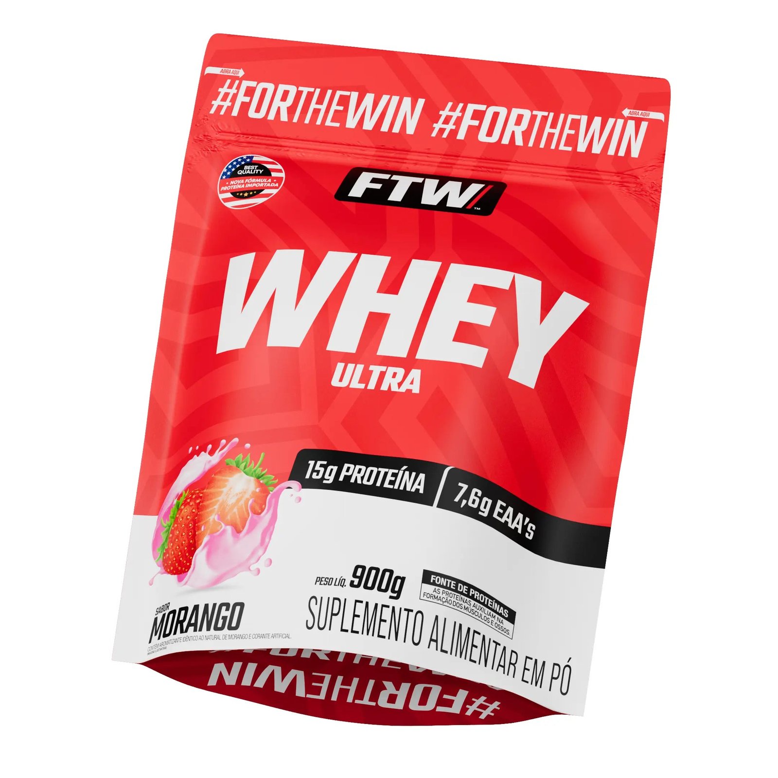 Whey Ultra Protein Refil 900g - 15g Proteína por Dose WPC FTW - Imagem 6