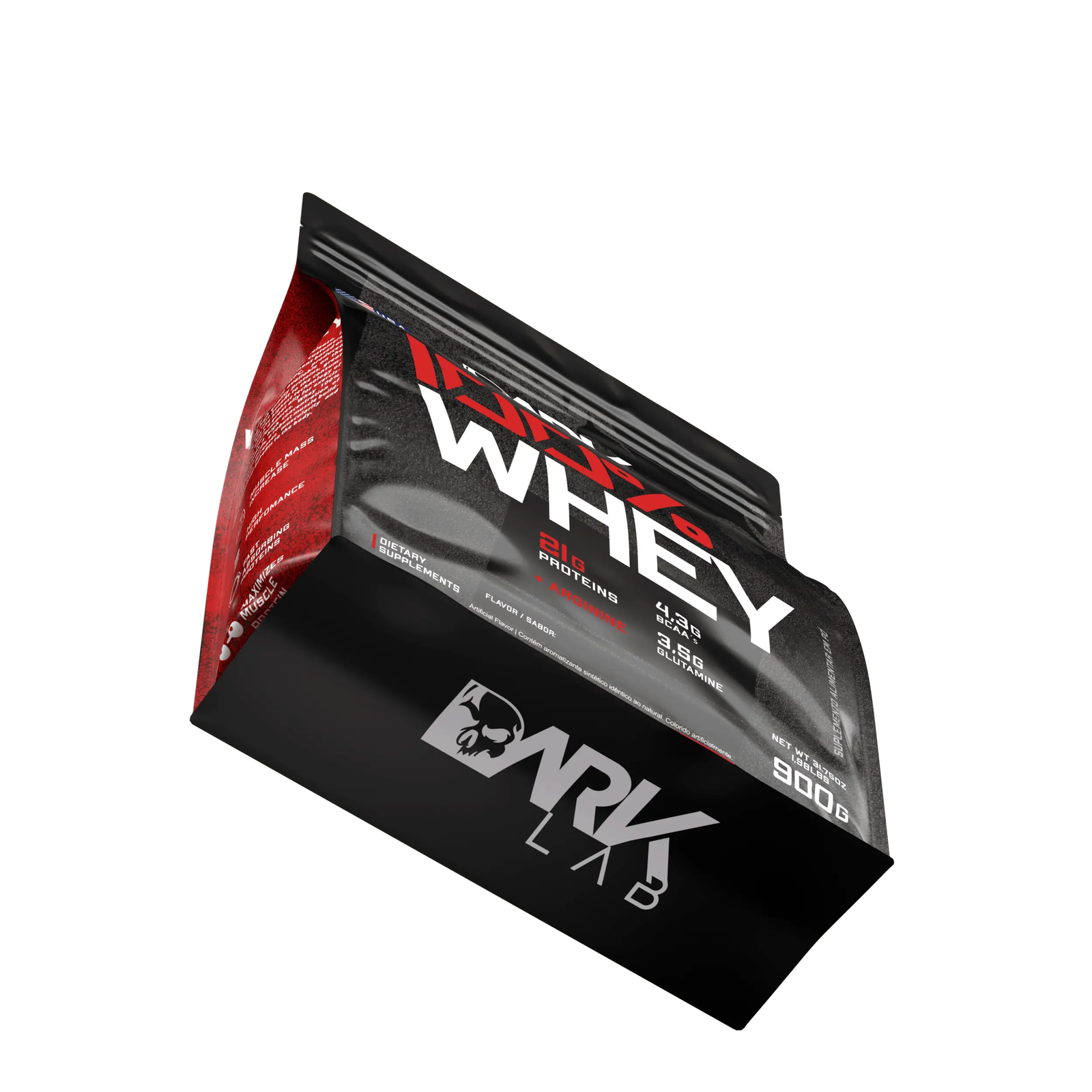 Whey Protein 100% Concentrado 900g - 21g Proteína por Dose - Dark Lab - Imagem 4