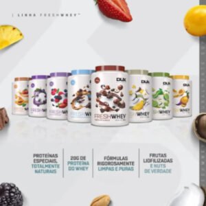 Alternative view of Fresh Whey Chocolate + Pasta de Amendoim 900g - Suplemento Proteico Dux