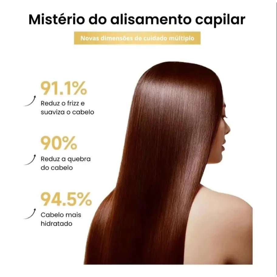 Kit Capilar Colágeno Kameell 4 Produtos - Shampoo 1L + Condicionador 1L + Máscara 500ml + Óleo 50ml - Imagem 5