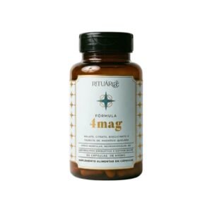 Suplemento Magnésio 4Mag com Vitamina B6 - 60 Cápsulas Rituária