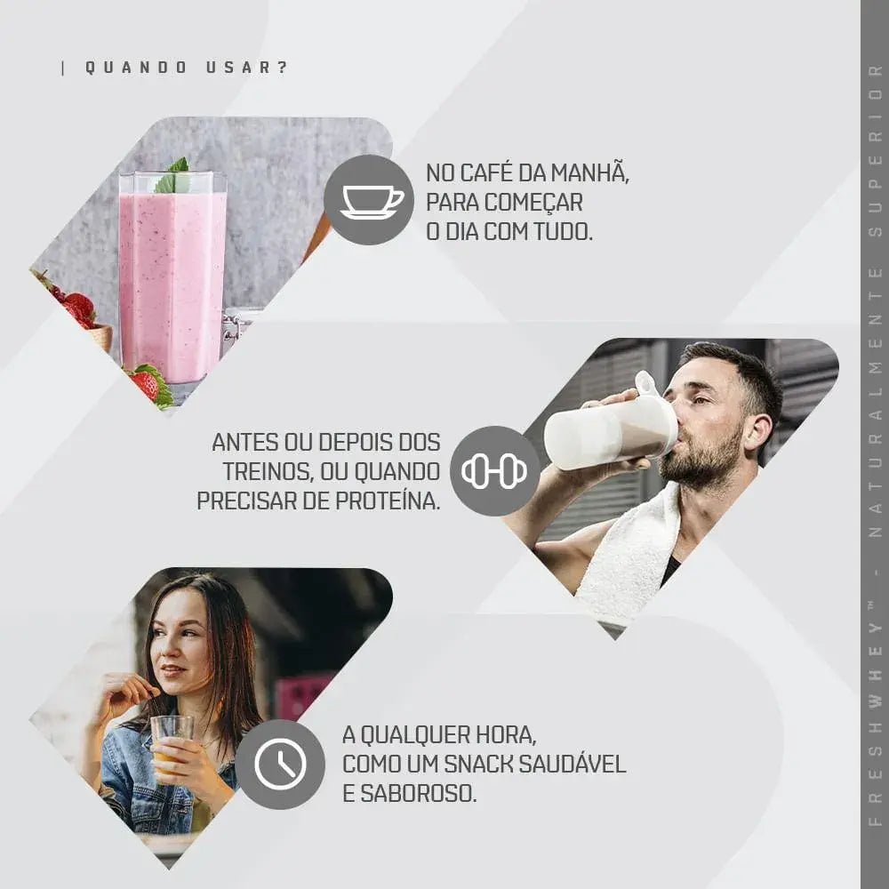 Fresh Whey Sabor Frutas Vermelhas 900g DUX - Proteína Sem Glúten - Imagem 2