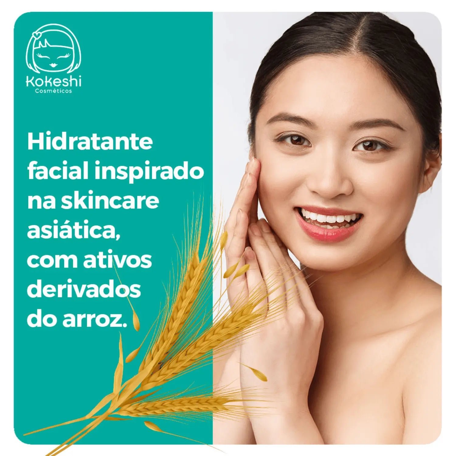 Kit Hidratação Facial com Óleo de Arroz e Rosa Mosqueta - Pele + Contorno dos Olhos - Imagem 4