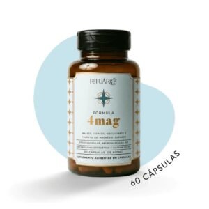 Alternative view of Suplemento Magnésio 4Mag com Vitamina B6 - 60 Cápsulas Rituária