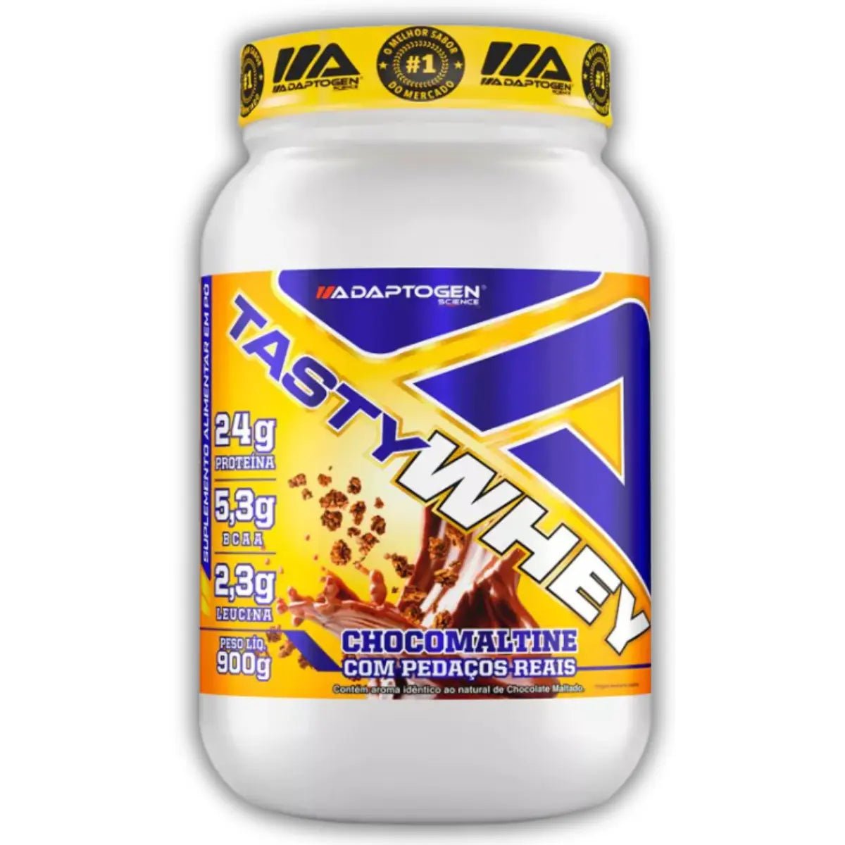 Tasty Whey Adaptogen 900g - Whey Protein 3W Concentrado Isolado Hidrolisado