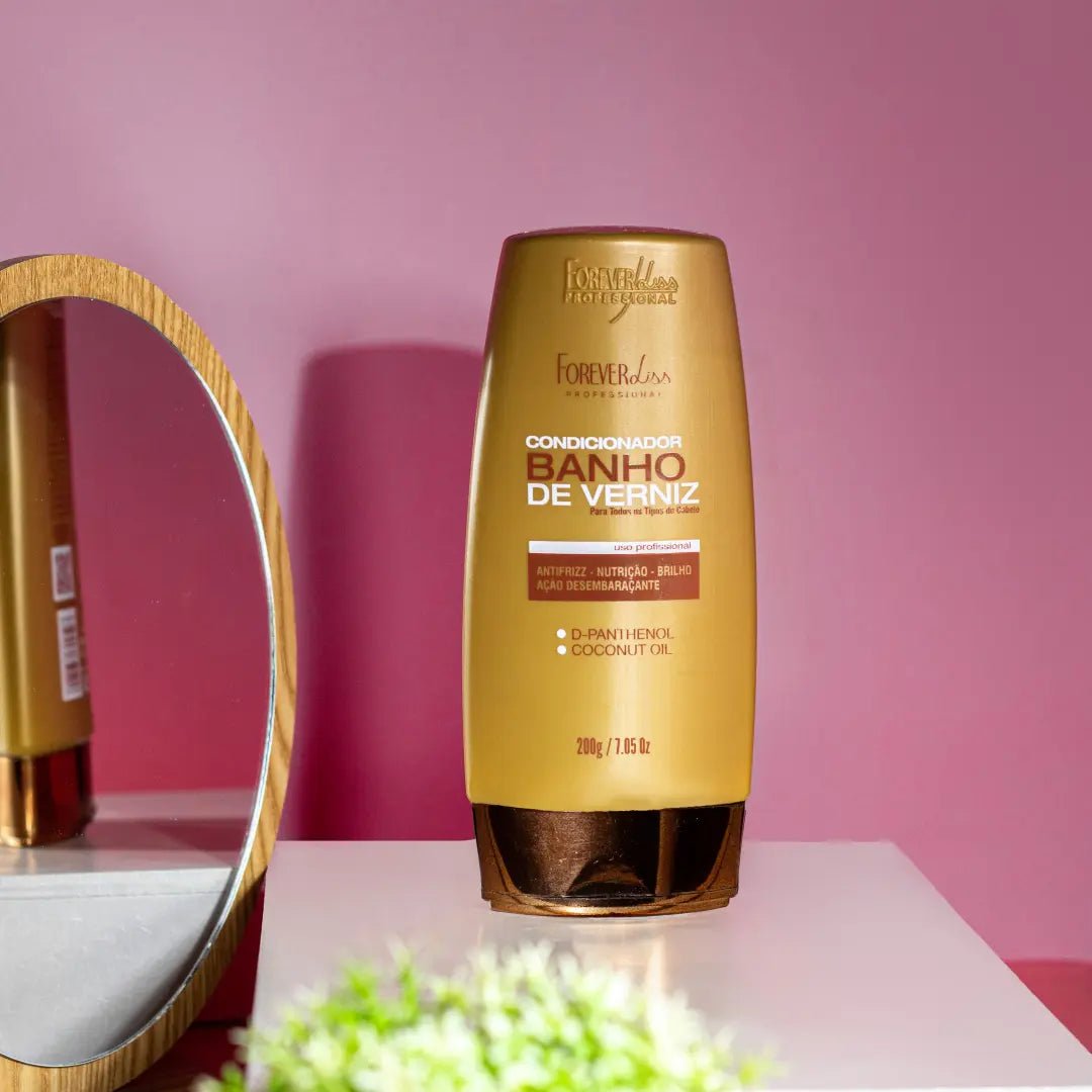 Kit Banho de Verniz Completo Forever Liss 6 Produtos Tratamento Capilar - Imagem 5