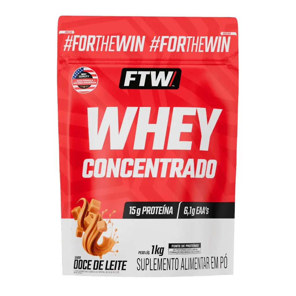 Whey Protein Concentrado FTW 1kg Refil - 15g Proteína por Dose - 6 Sabores - Imagem 8