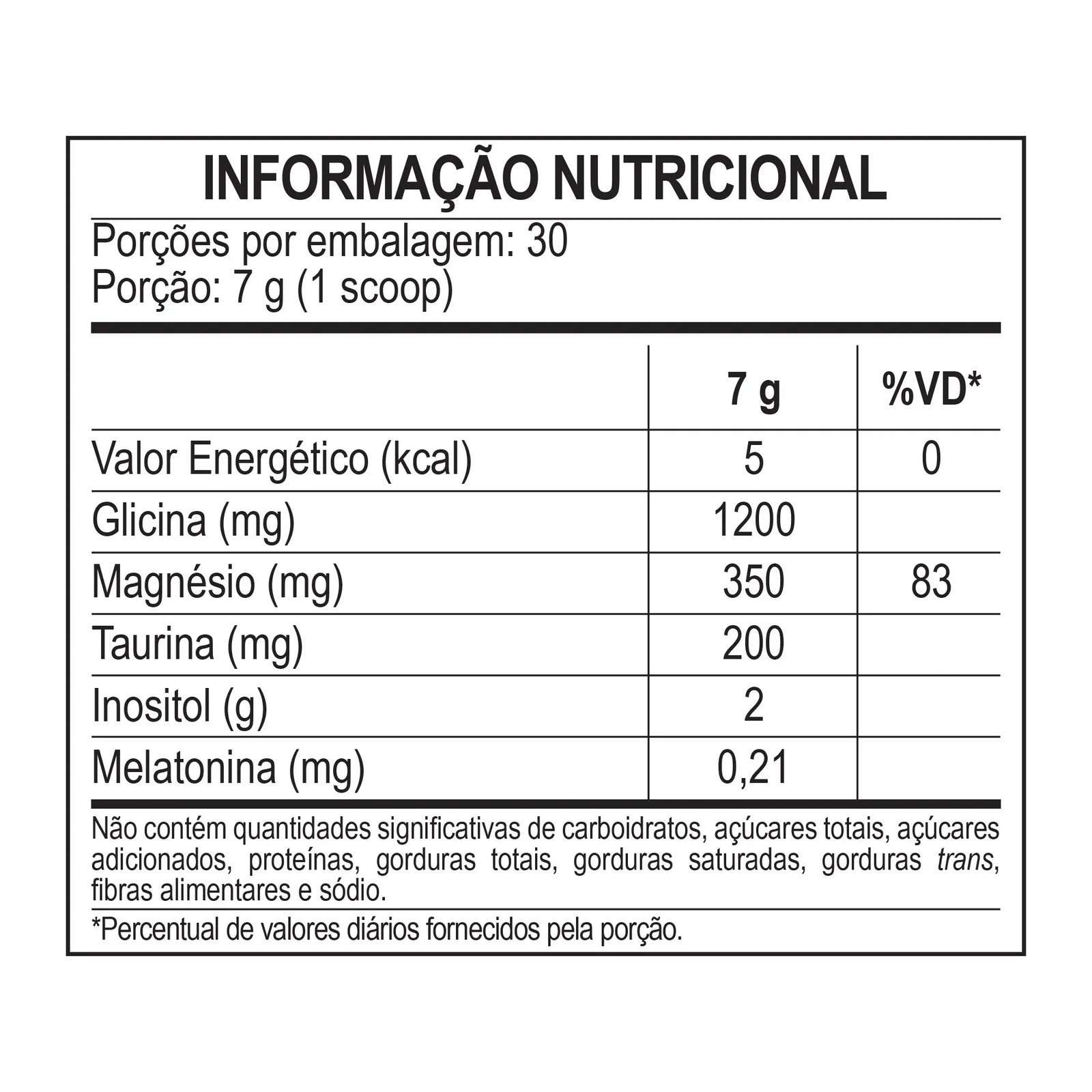 Magnésio Bisglicinato + Inositol + Melatonina Bodyaction 210g - 3 Sabores - Imagem 6