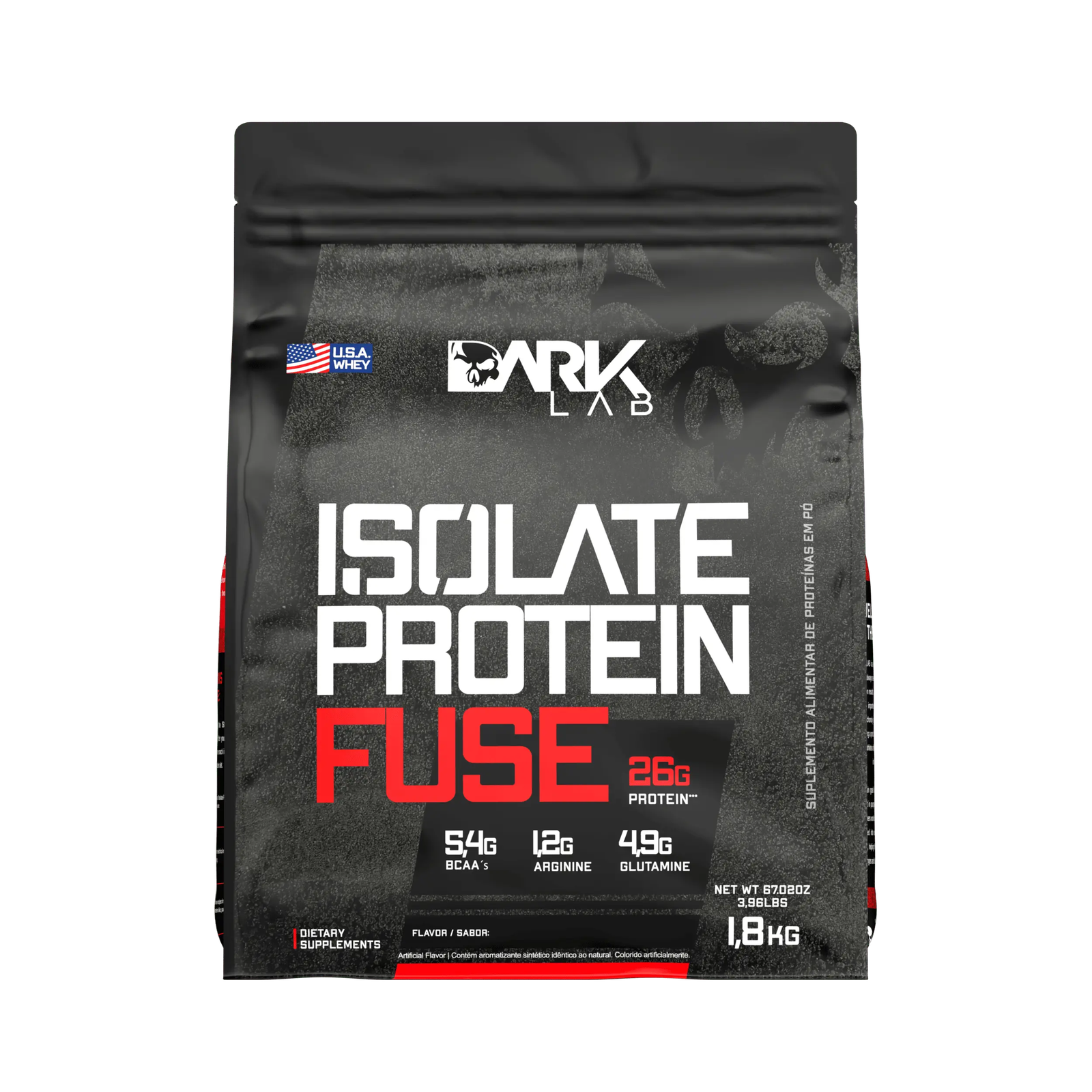 Dark Lab Isolate Protein Fuse 1,8kg - Suplemento Proteico com 5 Fontes de Proteína
