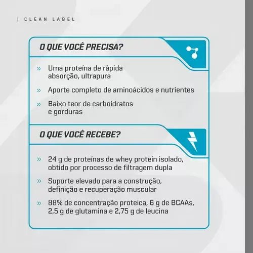 Whey Protein Isolado Sabor Cookies 900g DUX - Suplemento Dietético - Imagem 2