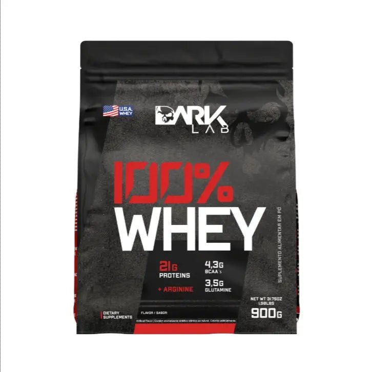 Whey Protein 100% Concentrado 900g - 21g Proteína por Dose - Dark Lab - Imagem 7